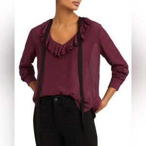 🎉REISS MacKenzie Silk Blend Top SZ 0 NWT🎉